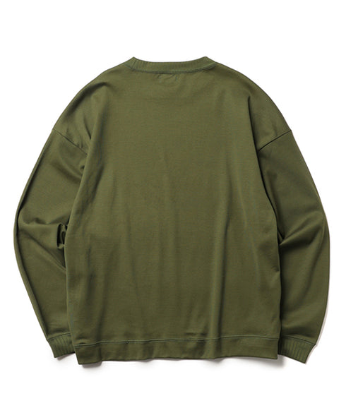 MR.OLIVE / SAN JOAQUIN SILKET RIB / CREW NECK SHIRTミスターオリーブ/サンフォーキン シルケットリブ/クルーネックシャツ